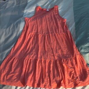 Coral Sleeveless  Dress